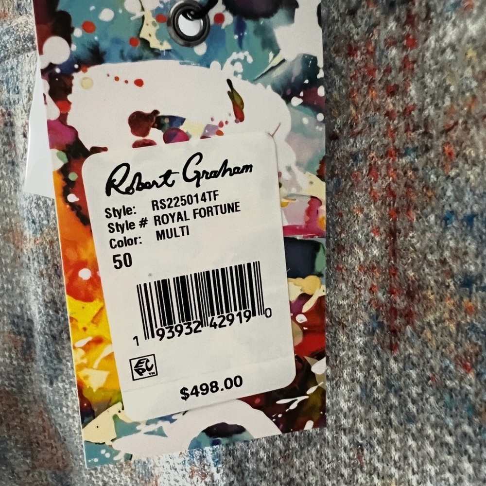 Robert Graham Multicolor Patterned Blazer NWT - image 4